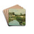 Summer Day by Johan Hendrik Weissenbruch Drink Coasters - set of 4 Summer Day by Johan Hendrik Weissenbruch Drink Coasters - set of 4