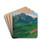 Kampenwand by Julius Exter Drink Coasters - set of 4 Kampenwand by Julius Exter Drink Coasters - set of 4