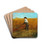 The Veteran in a New Field by Winslow Homer Drink Coasters - set of 4