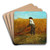 The Veteran in a New Field by Winslow Homer Art Drink Coaster set
