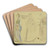 Medieval figures by Philipp Winterwerb Art Drink Coaster set