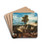 Landscape with the Flight into Egypt by Herri met de Bles Drink Coasters - set of 4