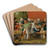 The Wedding Feast by Pieter Brueghel The Younger Art Drink Coaster set