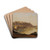 View over the Tiber to the Aventine, Rome by Gustaf Sderberg Drink Coasters - set of 4 View over the Tiber to the Aventine, Rome by Gustaf Sderberg Drink Coasters - set of 4