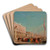 Embarquement sur le Mle by Flix Ziem Art Drink Coaster set