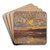 tude de paysage by Franois-Auguste Ravier Art Drink Coaster set