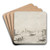 The Punta di San Giobbe, with the Island of San Secondo in the Distance by Giacomo Guardi Art Drink Coaster set