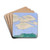 Fhnwolken by Karl Wiener Drink Coasters - set of 4