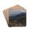 View of Mount Athos, Greece by Edward Lear Drink Coasters - set of 4 View of Mount Athos, Greece by Edward Lear Drink Coasters - set of 4