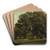 Zmeck park v Zahrdkchs by Alois Kirnig Art Drink Coaster set