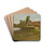 Dorfstrae in Militsch  Landschaft mit Teich by Max Liebermann Drink Coasters - set of 4