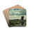 Polder landscape with windmill near Abcoude by Willem Roelofs Drink Coasters - set of 4
