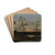Landscape by Henri-Joseph Harpignies Drink Coasters - set of 4