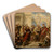 Painters and Etchers by Nicaise De Keyser Art Drink Coaster set Painters and Etchers by Nicaise De Keyser Art Drink Coaster set