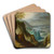 Fantastic Mountainous Landscape by Tobias Verhaecht Art Drink Coaster set