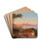 Blick in die Bucht von Neapel by Carl Wilhelm Gtzloff Drink Coasters - set of 4
