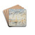 Honfleur, le port by Eugne Boudin Drink Coasters - set of 4