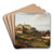 View of the Kazimierz Palace from Powile by Marcin Zaleski Art Drink Coaster set View of the Kazimierz Palace from Powile by Marcin Zaleski Art Drink Coaster set