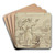 Der Heilige Franziskus predigt den Tieren, unterdessen trumt Papst Innozenz III. von der Rettung der Kirche durch den Heiligen by Pieter de Jode I Art Drink Coaster set Der Heilige Franziskus predigt den Tieren, unterdessen trumt Papst Innozenz III. von der Rettung der Kirche durch den Heiligen by Pieter de Jode I Art Drink Coaster set