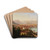 Stadtansicht von Bregenz by Hubert Sattler Drink Coasters - set of 4