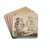 The Little Cavaliers by douard Manet Drink Coasters - set of 4 The Little Cavaliers by douard Manet Drink Coasters - set of 4