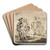 The Little Cavaliers by douard Manet Art Drink Coaster set The Little Cavaliers by douard Manet Art Drink Coaster set