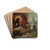 The Temptation of Saint Anthony by Workshop of Herri met de Bles Drink Coasters - set of 4