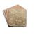 River Landscape by Tobias Verhaecht Drink Coasters - set of 4