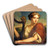 Allgorie de la Musique by Edmond Collignon Art Drink Coaster set Allgorie de la Musique by Edmond Collignon Art Drink Coaster set