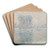 Glaons, Effet Blanc by Claude Monet Art Drink Coaster set