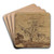View of Paris by Winslow Homer Art Drink Coaster set View of Paris by Winslow Homer Art Drink Coaster set