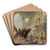 Exotic Treasures by Jean-Paul Sinibaldi Art Drink Coaster set