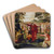 Moses Striking the Rock by Jacopo Tintoretto Art Drink Coaster set