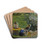 La Sieste au jardin by Pierre Bonnard Drink Coasters - set of 4 La Sieste au jardin by Pierre Bonnard Drink Coasters - set of 4