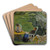 La Sieste au jardin by Pierre Bonnard Art Drink Coaster set La Sieste au jardin by Pierre Bonnard Art Drink Coaster set
