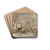 Winter Scene by Jacob Cats Drink Coasters - set of 4 Winter Scene by Jacob Cats Drink Coasters - set of 4