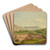 Les ruines des Allignes by Wolfgang Adam Tpffer Art Drink Coaster set