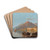 View Of Vesuvius by Karl Kaufmann Drink Coasters - set of 4