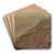 The Goell and Watzmann, near Berchtesgeden by Frederic Edwin Church Art Drink Coaster set
