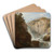 View Of Tivoli by Pierre-Athanase Chauvin Art Drink Coaster set