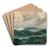 Maritime Painting by Max Jensen Art Drink Coaster set Maritime Painting by Max Jensen Art Drink Coaster set