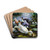 Five Ducks by Alexander Koester Drink Coasters - set of 4 Five Ducks by Alexander Koester Drink Coasters - set of 4