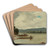 Landing The Dory by David Johnson Art Drink Coaster set Landing The Dory by David Johnson Art Drink Coaster set