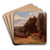 Mill in the Forest Clearing by Volodymyr Orlovsky Art Drink Coaster set Mill in the Forest Clearing by Volodymyr Orlovsky Art Drink Coaster set