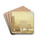 Sunrise, Conway Castle by David Cox Drink Coasters - set of 4