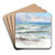 At Pwllheli, N. Wales by George Elbert Burr Art Drink Coaster set At Pwllheli, N. Wales by George Elbert Burr Art Drink Coaster set