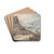 Mountainous Landscape with Village in Valley and DistantView by School of Jan Brueghel the Elder Drink Coasters - set of 4