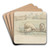 Schapen in een weide by Jozef Israls Art Drink Coaster set