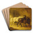 Interior of a Stable by James Ward Art Drink Coaster set Interior of a Stable by James Ward Art Drink Coaster set