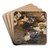 Enten vor dem Stall by Alexander Koester Art Drink Coaster set